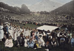 因特拉肯，Fete Alpine 作者 欧洲摄影师